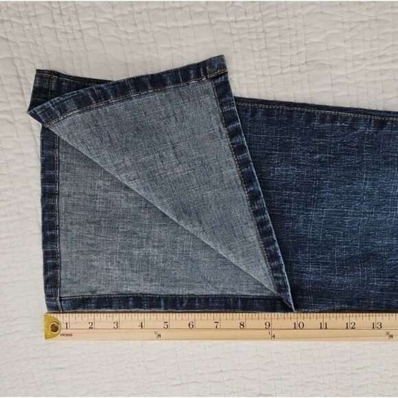 U.S. Polo Assn. Full Zip Stretch Denim Jumpsuit Women's 7/8 Long Sleeve EUC - Picture 14 of 16